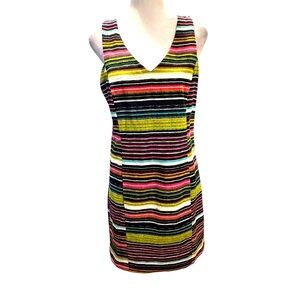 Trina Turk multi color mini dress size 4